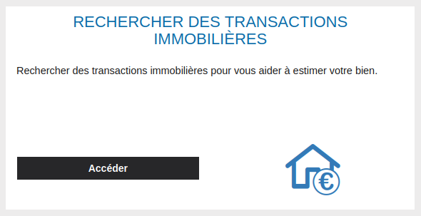 recherche transactions immobilières